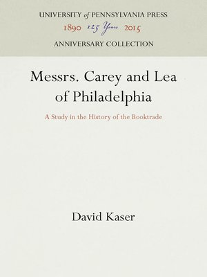 cover image of Messrs. Carey and Lea of Philadelphia